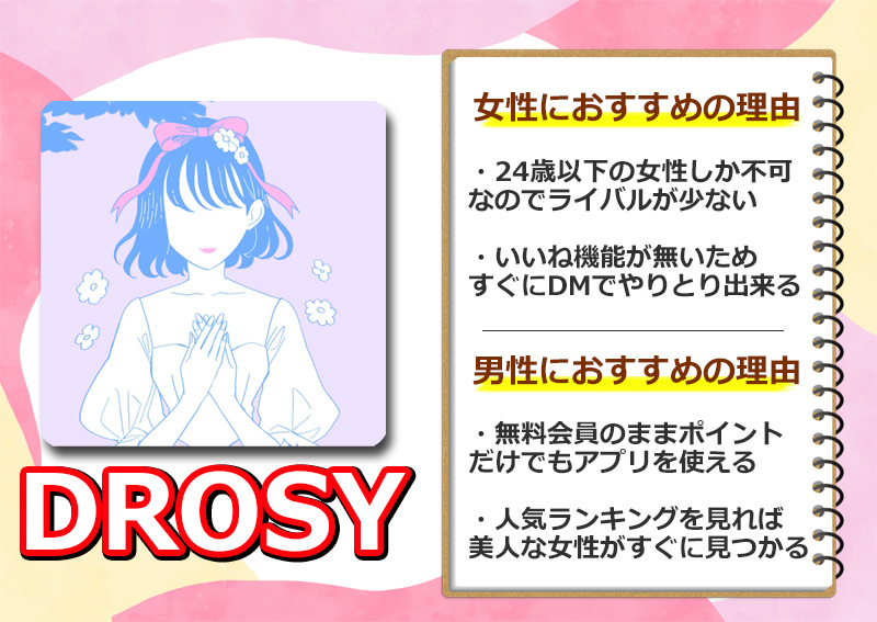 パパ活アプリでドロシーがおすすめの理由